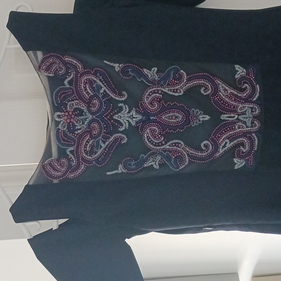 Black tie navy gown - Picture 4 of 4